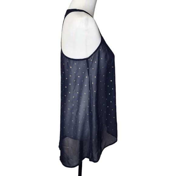 Freebird Sheer Navy Tank Size L - Picture 3 of 5
